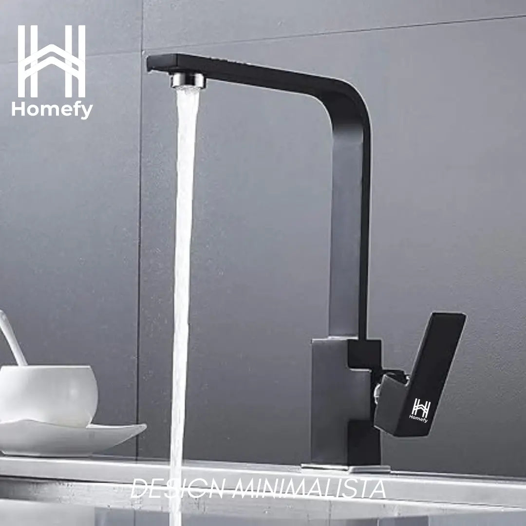TORNEIRA DE COZINHA ESTILO INDUSTRIAL DE FURO ÚNICO E UMA ALÇA