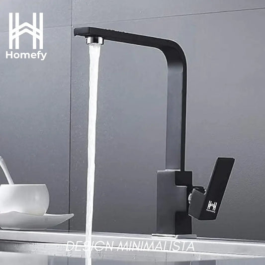 TORNEIRA DE COZINHA ESTILO INDUSTRIAL DE FURO ÚNICO E UMA ALÇA HOMEFY®