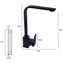 Carregar imagem no visualizador da galeria, TORNEIRA DE COZINHA ESTILO INDUSTRIAL DE FURO ÚNICO E UMA ALÇA HOMEFY®