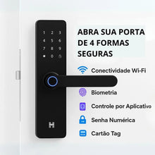 Carregar imagem no visualizador da galeria, Fechadura Inteligente Digital com Biometria Wifi Homefy.casa