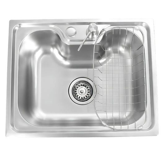 Cuba Pia Cozinha Gourmet Aço Inox 60x42cm Homefy + Acessórios Homefy.casa