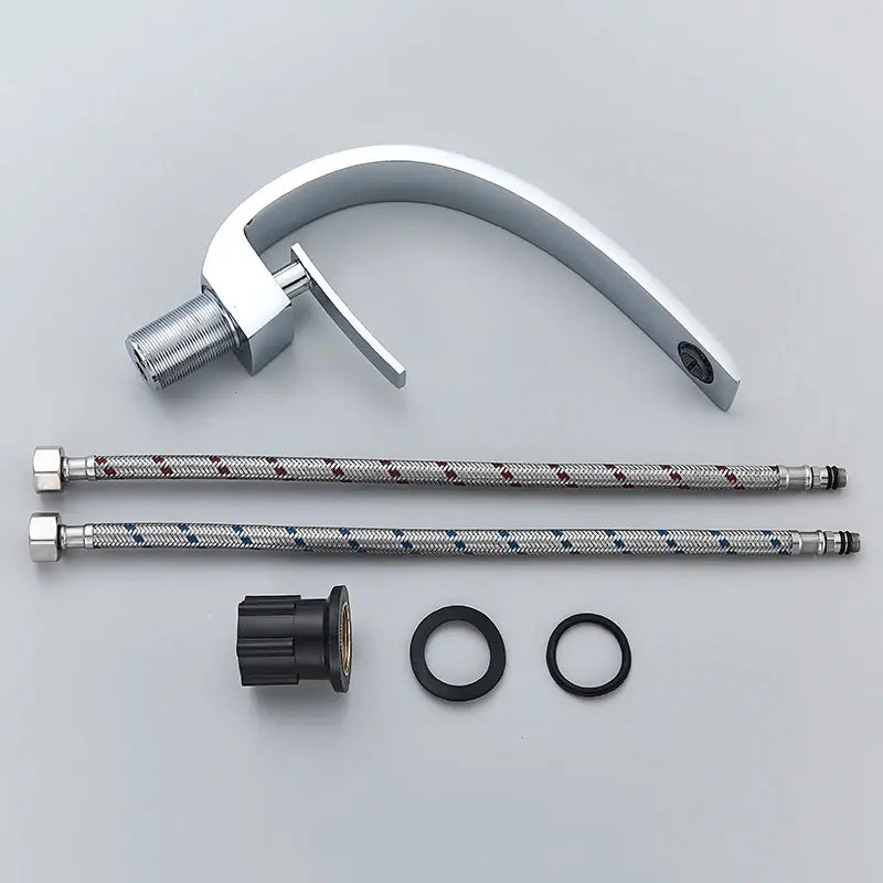 Torneira misturadora moderna cascata para banheiro com alça única HOMEFY®