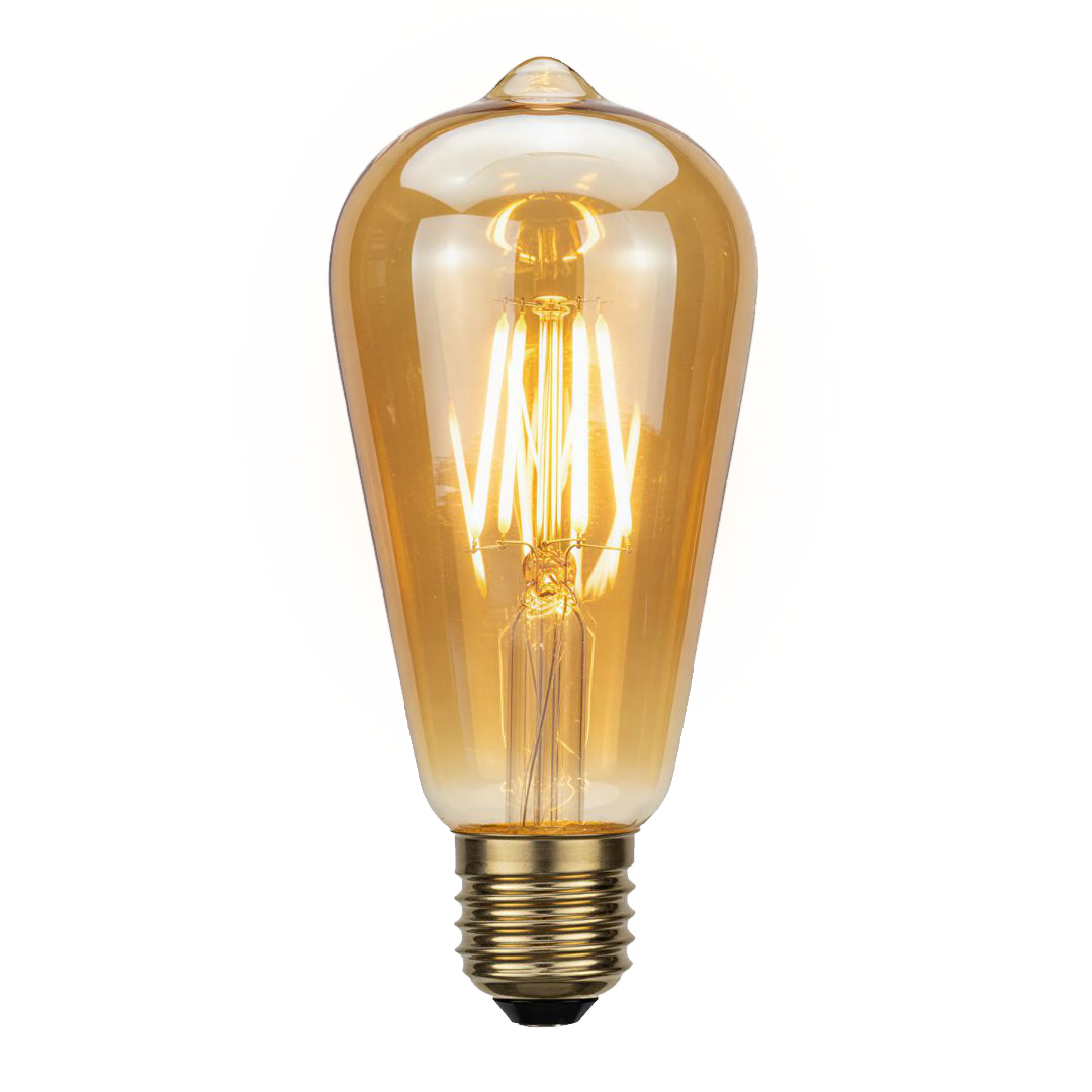Lâmpada Filamento LED ST64 Vintage E27 | Branco Quente Homefy Homefy