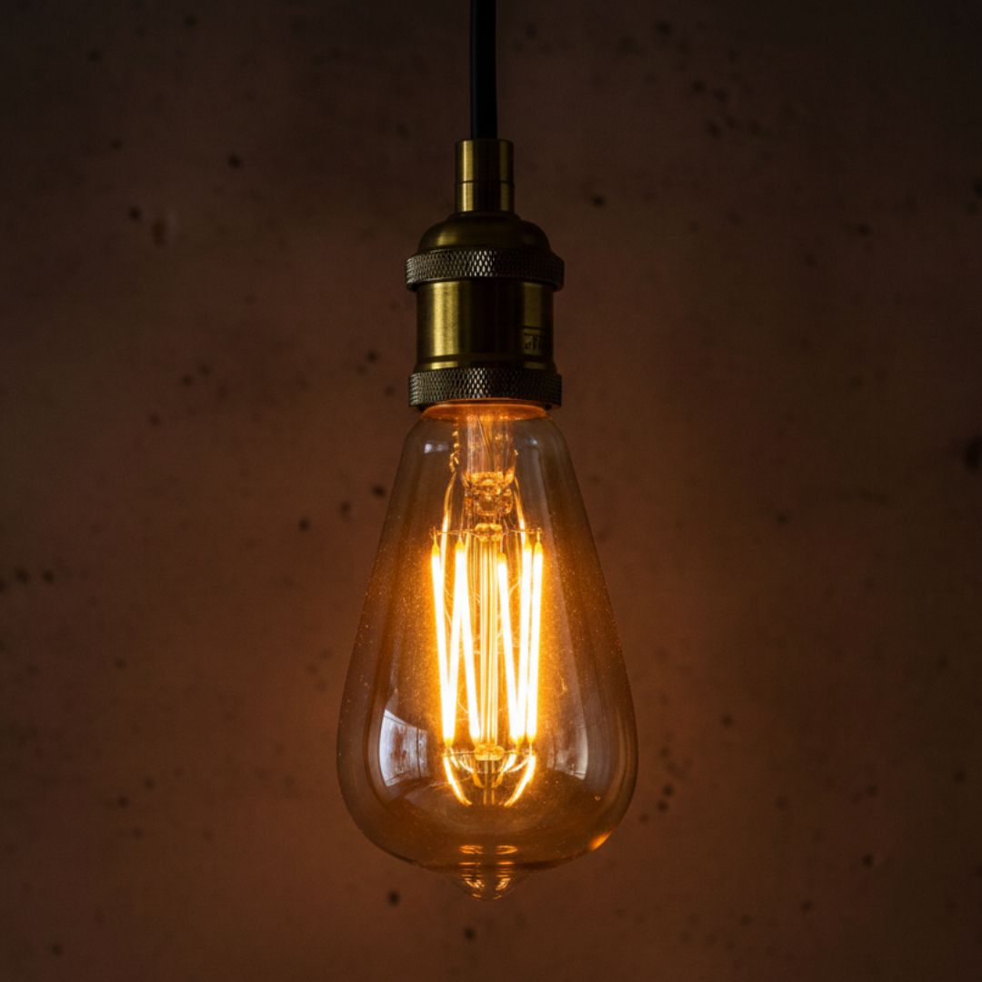 [1x] Lâmpada Filamento LED ST64 Vintage E27 | Branco Quente Homefy Homefy