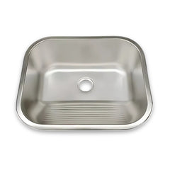 Tanque Lavanderia 55x45 Com Válvula Aço Inox 201