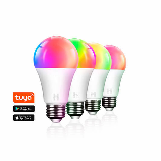 [4x] Lâmpada Inteligente Homefy LED RGB Wi-Fi | Compatível com Alexa HOMEFY®