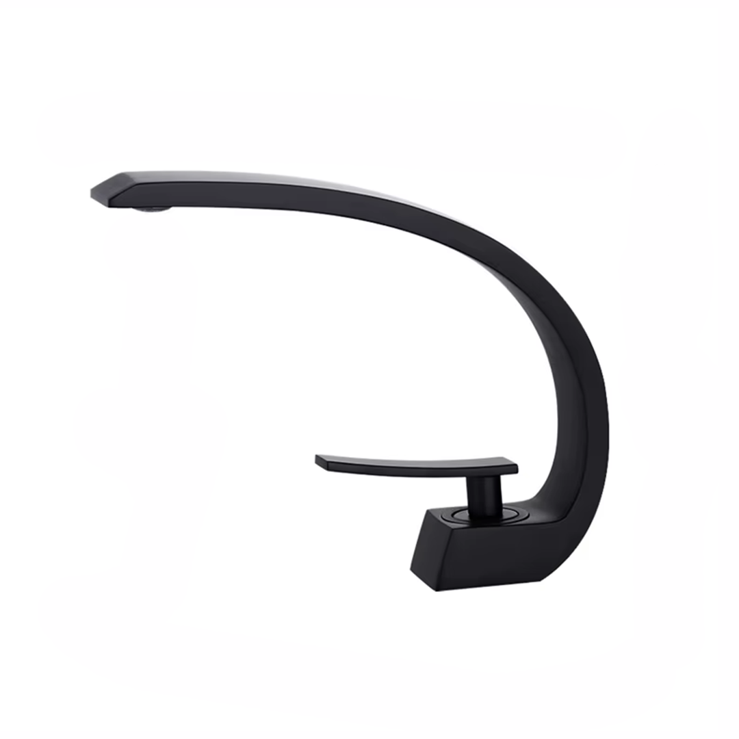 Torneira misturadora moderna cascata para banheiro com alça única HOMEFY®