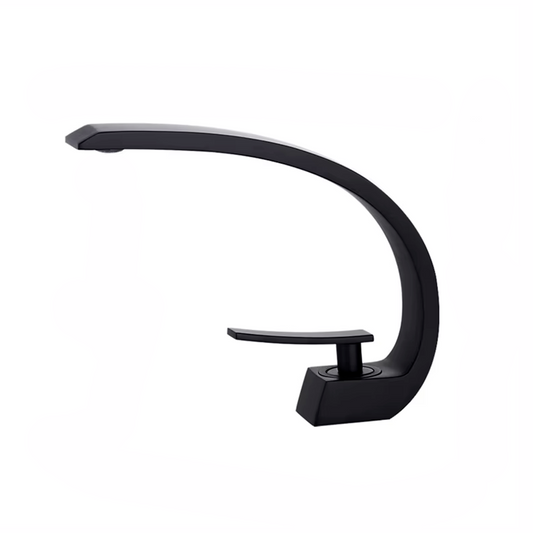 Torneira misturadora moderna cascata para banheiro com alça única HOMEFY®