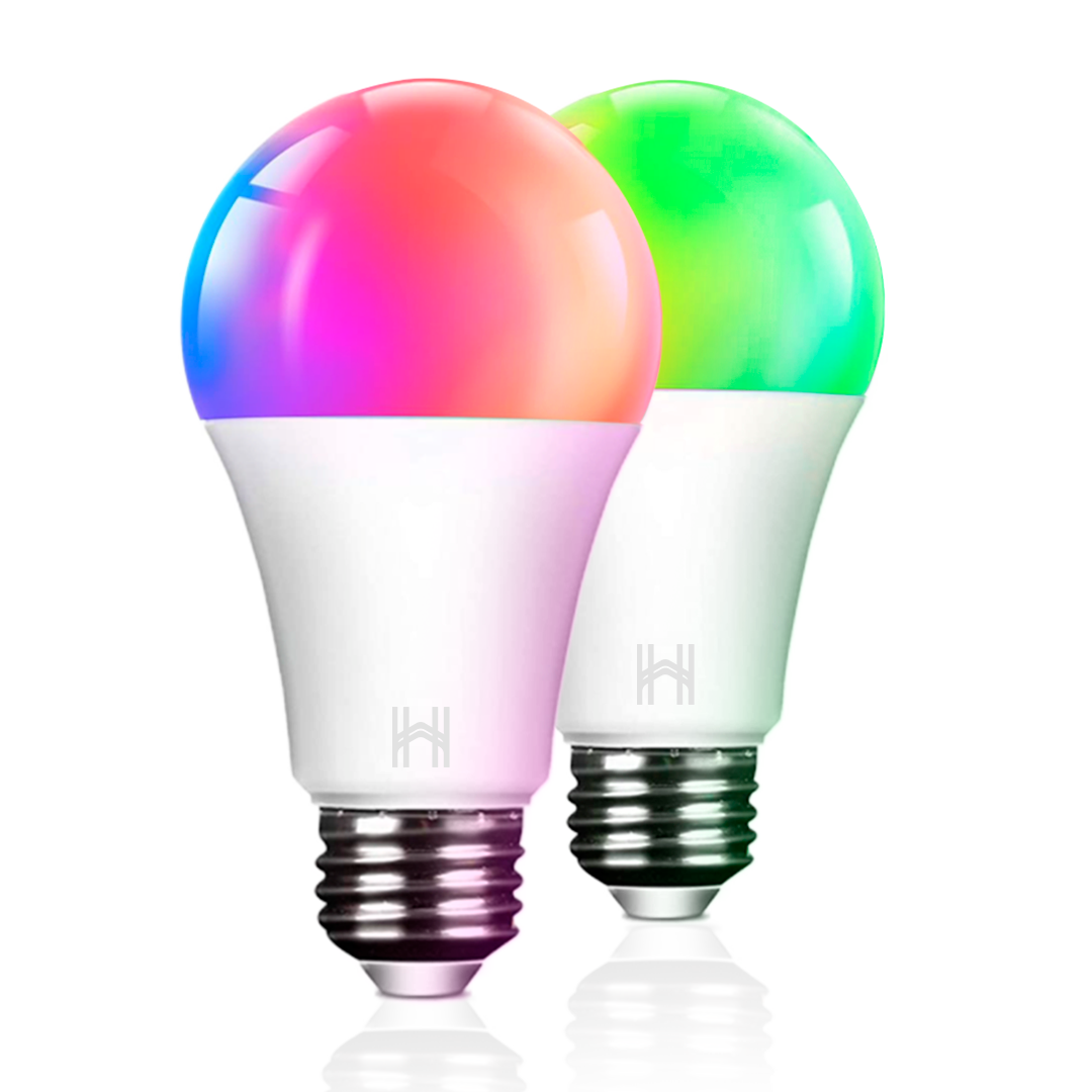 [2x] Lâmpada Inteligente Homefy LED RGB Wi-Fi | Compatível com Alexa HOMEFY®