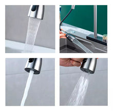 Carregar imagem no visualizador da galeria, Cuba Cascata Gourmet Premium Torneira Lavador Copos Completa Cor Prateado HOMEFY®
