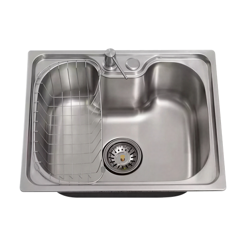 Cuba Pia Cozinha Gourmet Aço Inox 60x42cm Homefy + Acessórios Homefy.casa