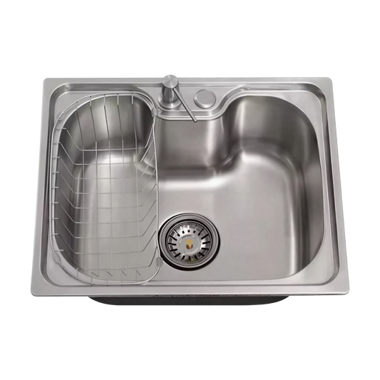 Cuba Pia Cozinha Gourmet Aço Inox 60x42cm Homefy + Acessórios Homefy.casa