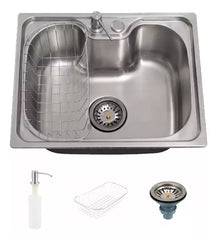 Cuba Pia Cozinha Gourmet Aço Inox 50x40cm Homefy + Acessórios