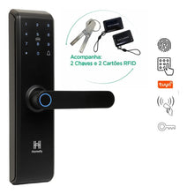 Carregar imagem no visualizador da galeria, Fechadura Inteligente Digital com Biometria Wifi Homefy.casa
