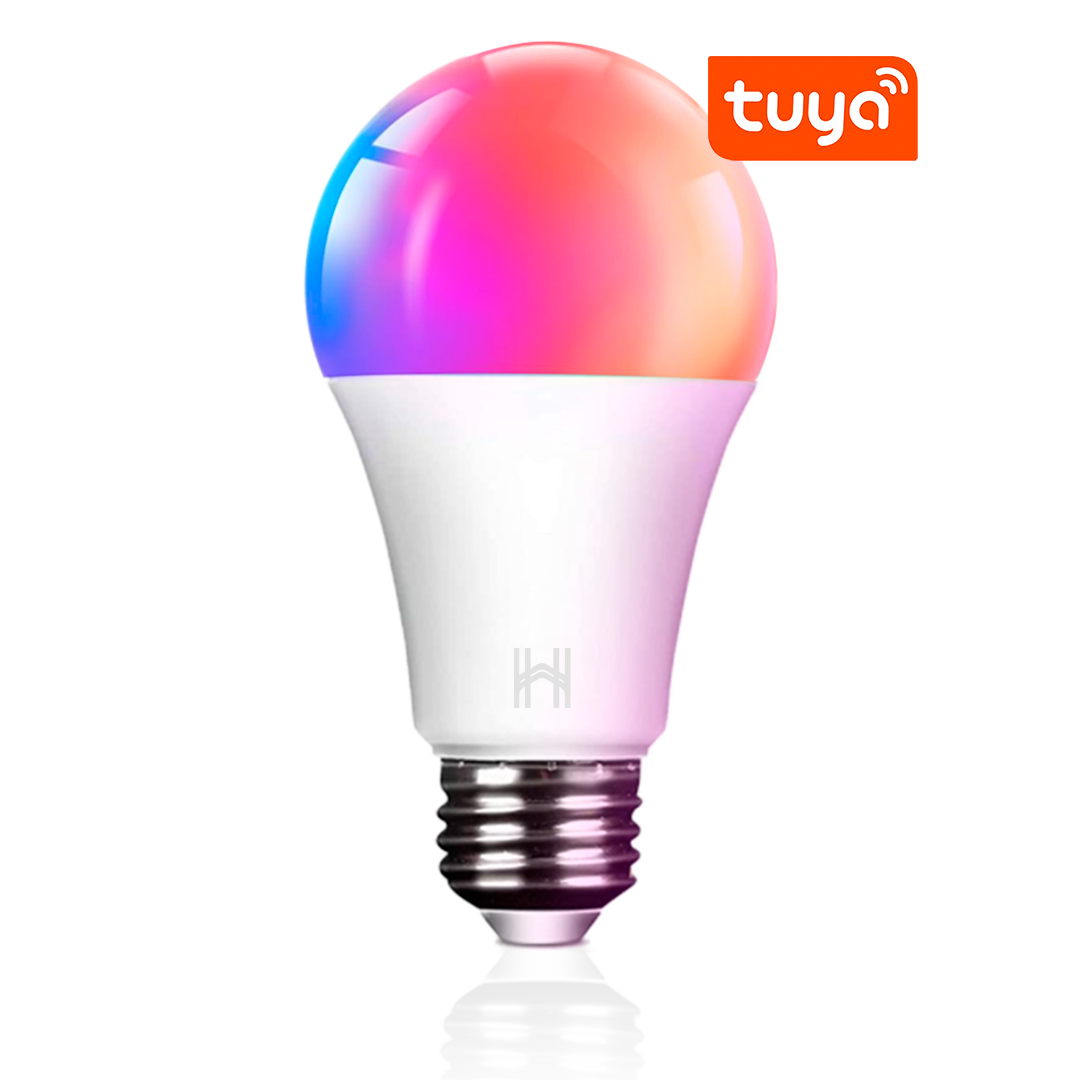 [1x] Lâmpada Inteligente 10W Homefy LED RGB Wi-Fi | Compatível com Alexa e TUYA Homefy