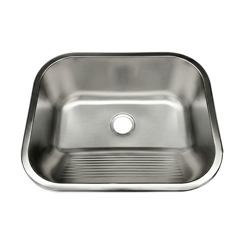 Tanque Lavanderia 55x45 Com Válvula Aço Inox 201 HOMEFY®