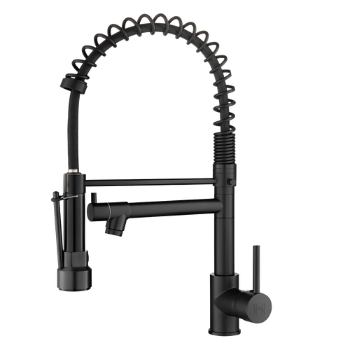 Torneira Cozinha Gourmet Monocomando Black Preto Fosco 50 Cm HOMEFY®